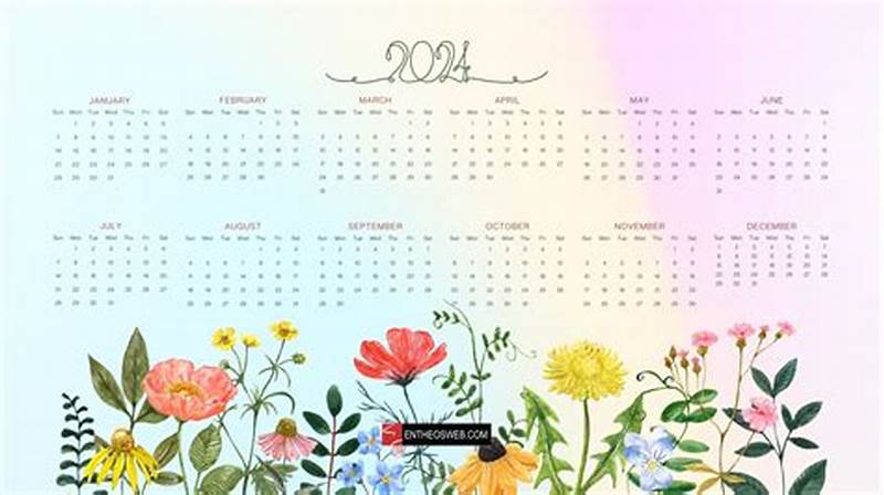 Computer Desktop Calendar