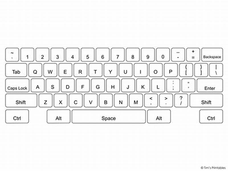 Computer Keyboard Pictures Printable