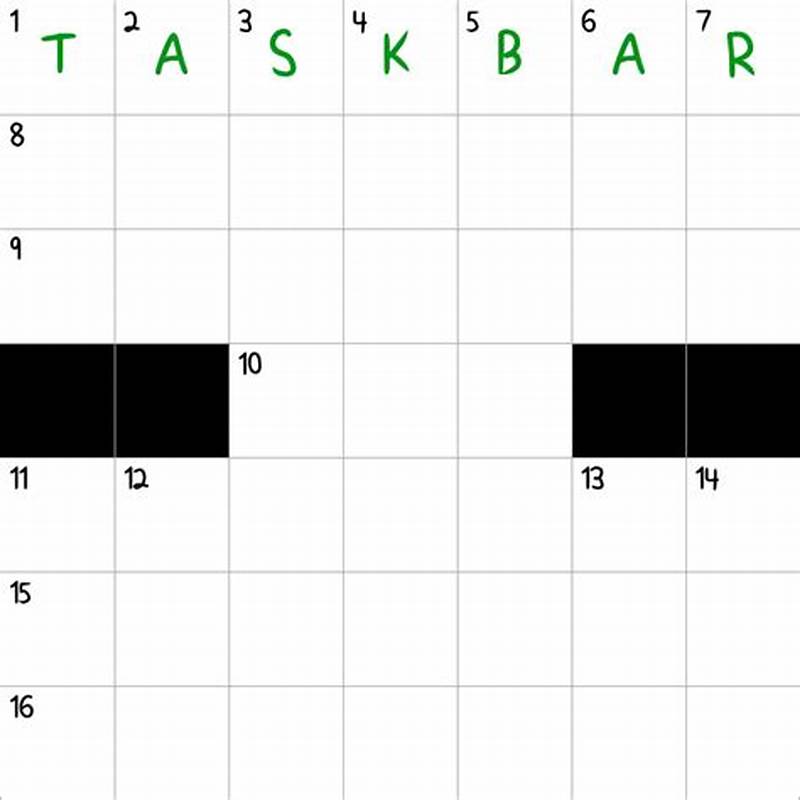 Computer Menu With Quick Access Commands Crossword
