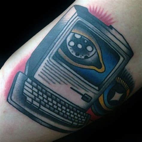 Vintage computer Computer tattoo, Tattoos, Color tattoo