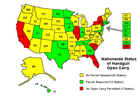 Concealed Carry By State Map Map