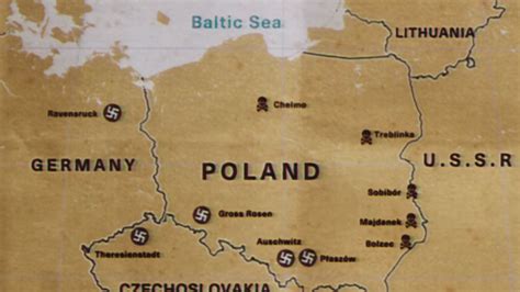 Concentration Camps In Poland Map