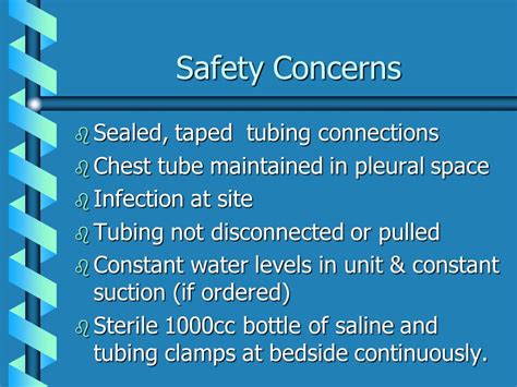 Concerns About Tubing