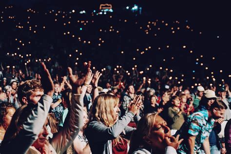 Concert Audience Appreciating Performance