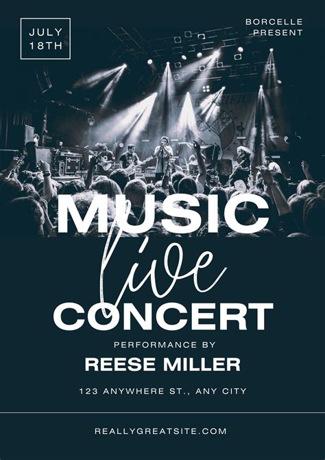 Concert Poster Design Templates