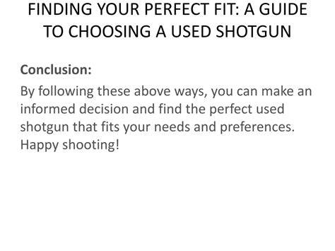 Conclusion: Finding Your Perfect Fit