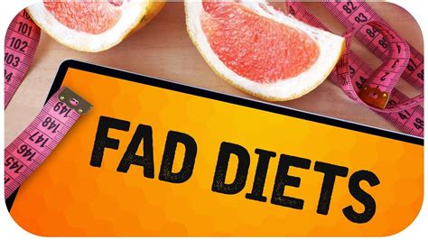 Negative effects of fad diets