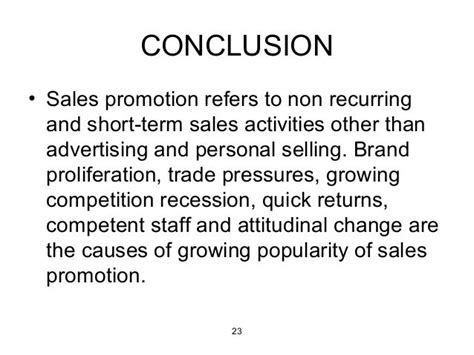 Conclusion direct selling