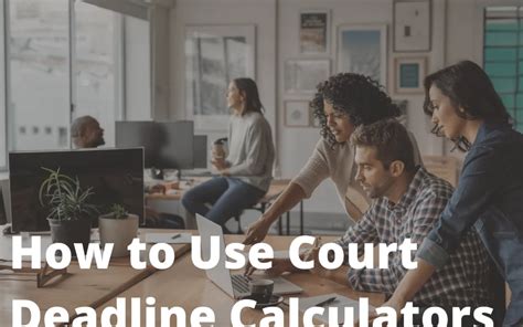 Conclusion of Legal Deadline Calculator