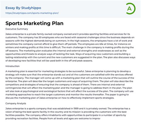 Conclusion sports marketing