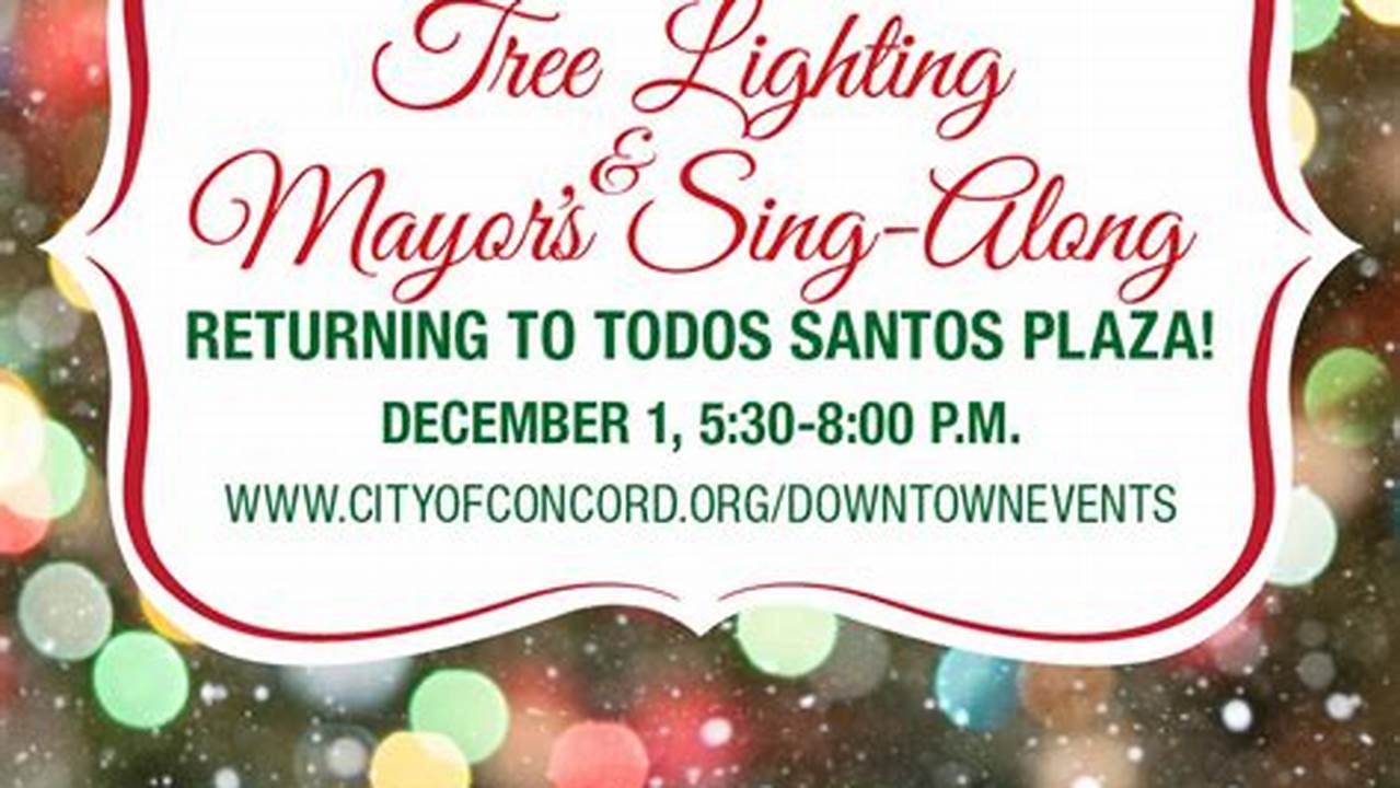 Concord Tree Lighting 2024 Tickets