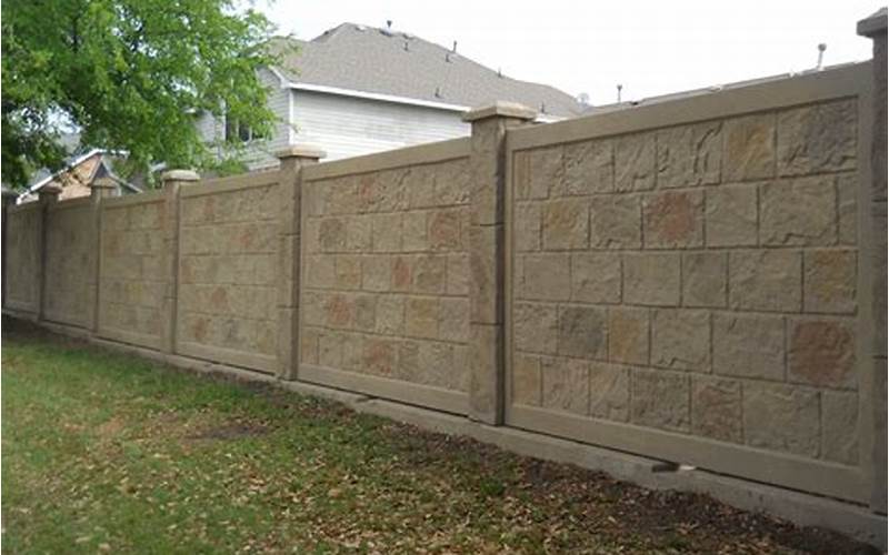 Concrete Privacy Fence