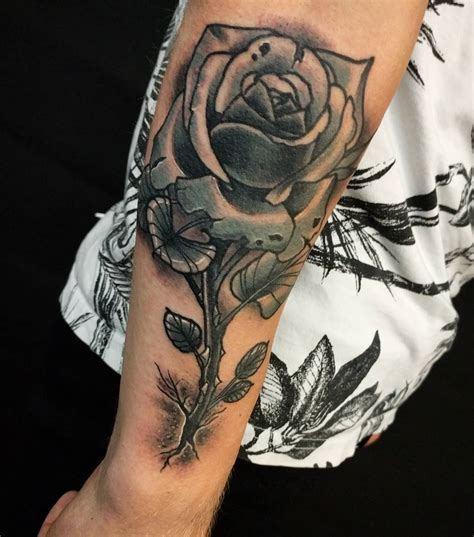 Rose From Concrete Tattoo All About Tatoos Ideas