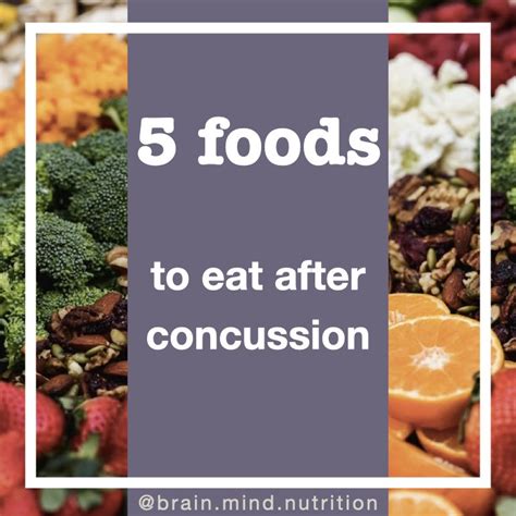 Concussion Diet Pdf