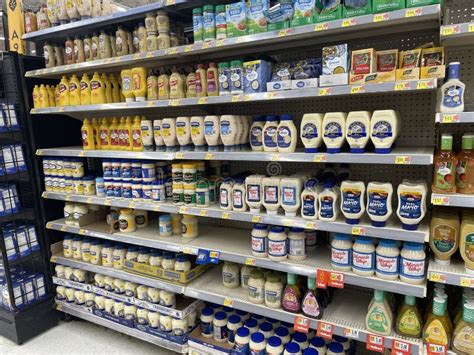 Condiments Section at Walmart