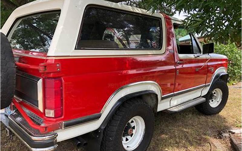 Condition Of 1981 Ford Bronco