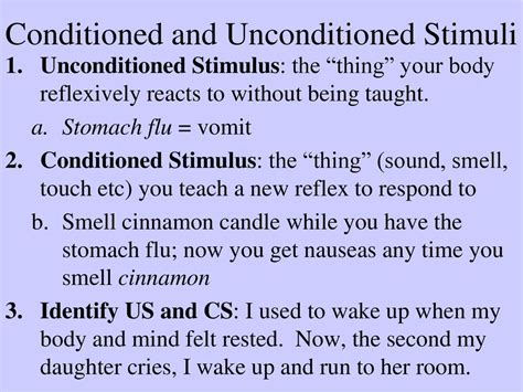 Conditioned Vs Unconditioned Stimulus