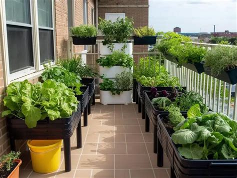 Condo Balcony Vegetable Garden