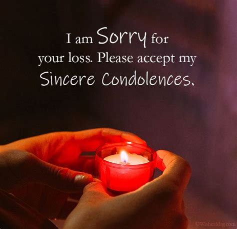 Condolence Msg