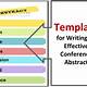 Conference Abstract Template
