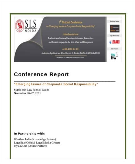 16+ Conference Report Templates PDF, Docs, Word