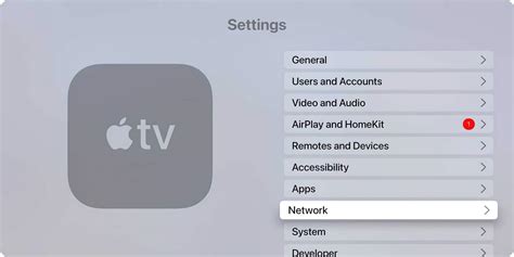 Configuration Apple TV