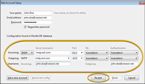 AOL Mail Account to Outlook 2016 Using IMAP