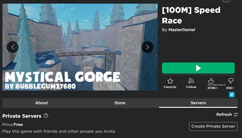 Configure 10 Robux Private Servers Sort to Instead Display Free 