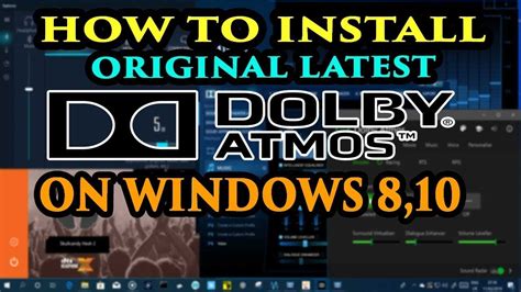 Configure Dolby Atmos Sound Driver on Windows 10