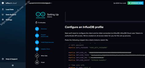 Configure InfluxDB