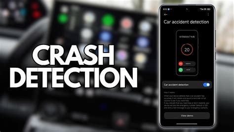 Configure your Android phone to detect car crashes