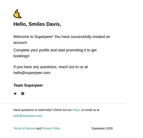 Confirmation Email Templates