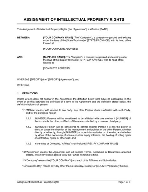 Ensuring Ownership: Confirming Intellectual Property Rights Assignment