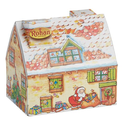 Confiserie Rohan Chocolate Holiday Cottage Advent Calendar