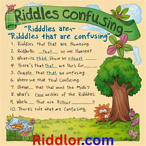 Confusing Riddles With Answers In English