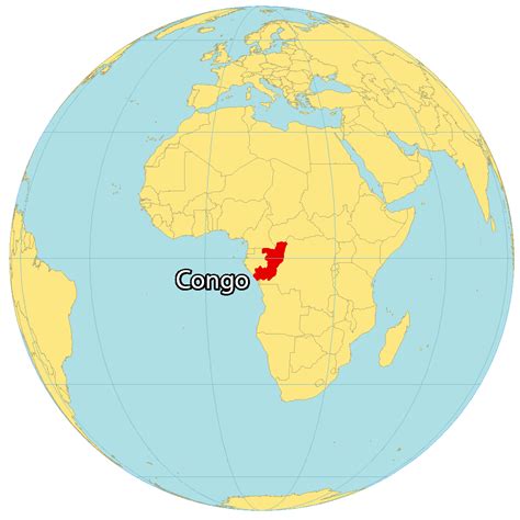 Congo On A World Map