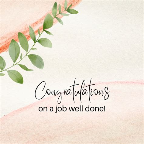 Congratulations On Job Well Done Images