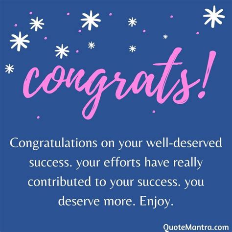 Congratulations Short Wishes