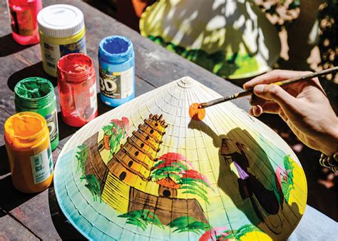 Conical Hat Painting Process