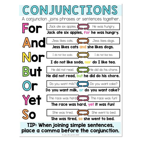 Conjunctions: Joining Words
