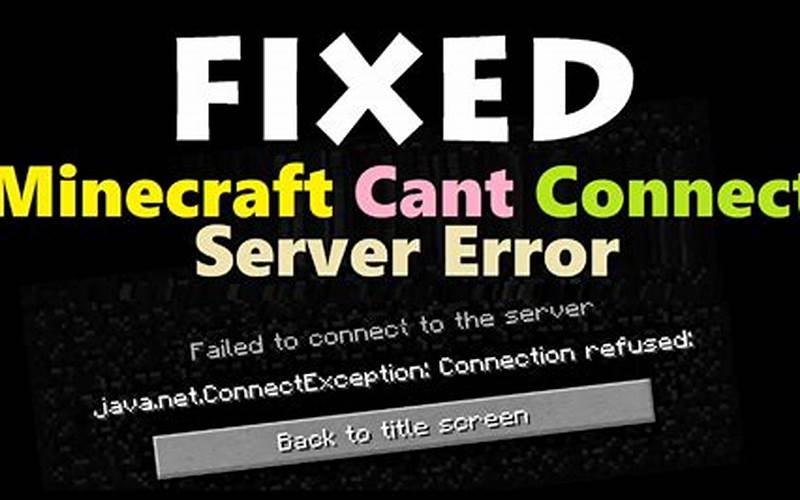 Connect To Server Failed