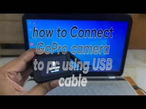 Connect GoPro to Computer Using a Micro USB Cable