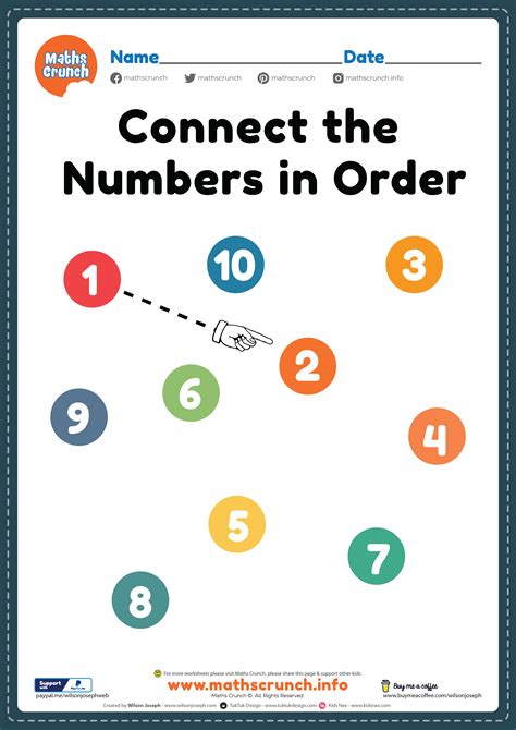 Connect The Numbers Printable