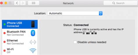 Connect Your Computer To Your iPhone Hotspot Via USB