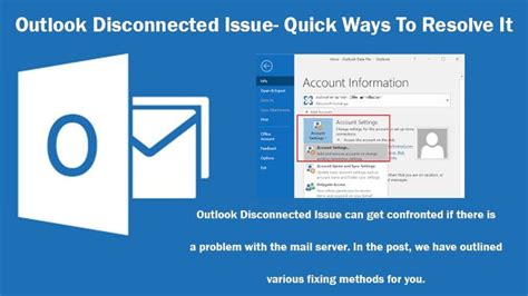 Connect a Disconnected Outlook App to Your Email Server