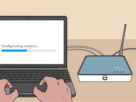 Connect the Modem and Power it On