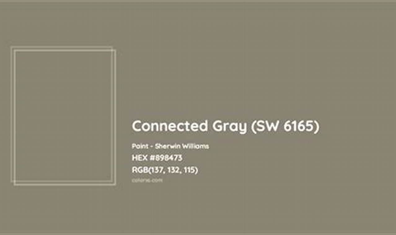 Connected Gray Paint Color