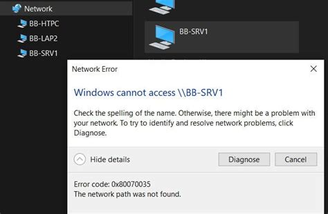 Connected to VPN but cannot access network drives