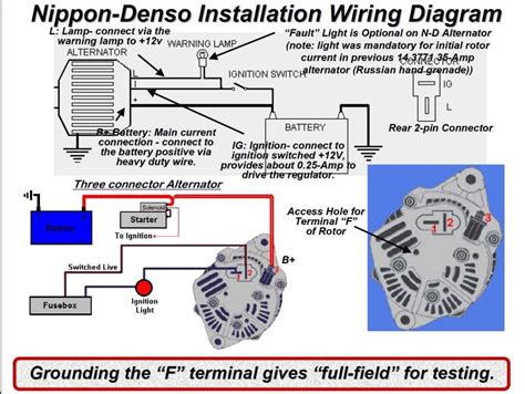 Connecting Alternator Output Wire