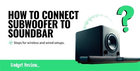 Connecting Matching Subwoofers to a Different Soundbar